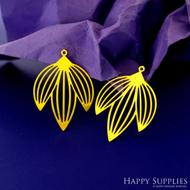 Stainless Steel Jewelry Charms, Raw Brass Charms, Leaves Charms, Earrings Findings, Stainless Steel Silver Jewelry Pendants, Brass Jewelry Findings, Stainless Steel Pendants Jewelry Wholesale (D2858)