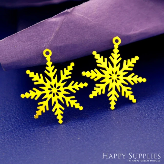 Stainless Steel Jewelry Charms, Raw Brass Charms, Geometry Snowflake Charms, Earrings Findings, Stainless Steel Silver Jewelry Pendants, Brass Jewelry Findings, Stainless Steel Pendants Jewelry Wholesale (D2128)