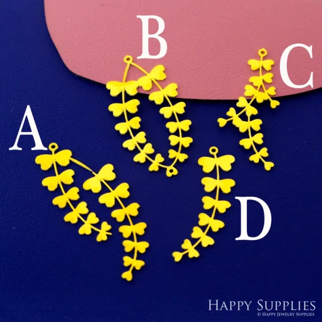 Stainless Steel Jewelry Charms, Raw Brass Charms,Leaves Charms, Earrings Findings, Stainless Steel Silver Jewelry Pendants, Brass Jewelry Findings, Stainless Steel Pendants Jewelry Wholesale (D2856)