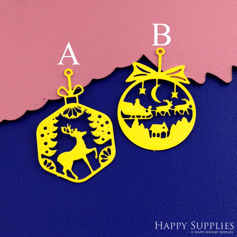 Stainless Steel Jewelry Charms, Raw Brass Charms,Christmas gift Charms, Earrings Findings, Stainless Steel Silver Jewelry Pendants, Brass Jewelry Findings, Stainless Steel Pendants Jewelry Wholesale (D2860)