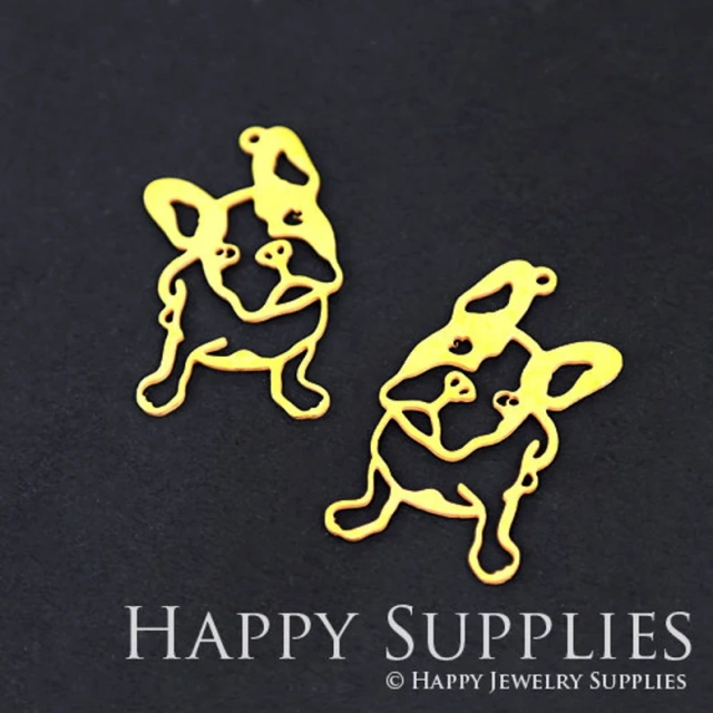 Stainless Steel Jewelry Charms, Raw Brass Charms, Geometry Dog Charms, Earrings Findings, Stainless Steel Silver Jewelry Pendants, Brass Jewelry Findings, Stainless Steel Pendants Jewelry Wholesale (D149)