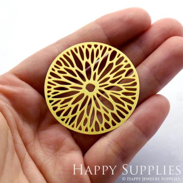 Stainless Steel Jewelry Charms, Raw Brass Charms, Geometric Flower Charms, Earrings Findings, Stainless Steel Silver Jewelry Pendants, Brass Jewelry Findings, Stainless Steel Pendants Jewelry Wholesale (D100)