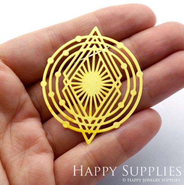 Stainless Steel Jewelry Charms, Raw Brass Charms, Sun Charms, Earrings Findings, Stainless Steel Silver Jewelry Pendants, Brass Jewelry Findings, Stainless Steel Pendants Jewelry Wholesale (D297)