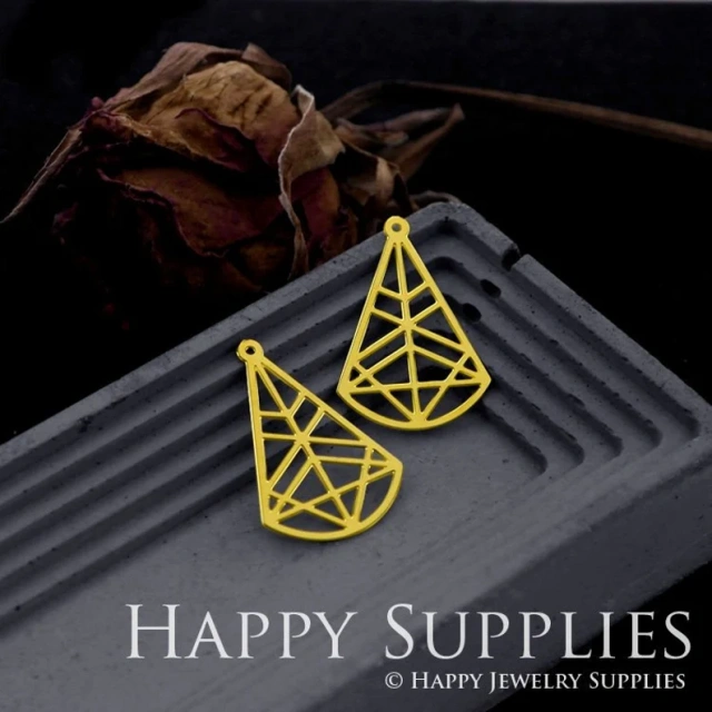 Stainless Steel Jewelry Charms, Raw Brass Charms, Geometry Charms, Earrings Findings, Stainless Steel Silver Jewelry Pendants, Brass Jewelry Findings, Stainless Steel Pendants Jewelry Wholesale (D554)