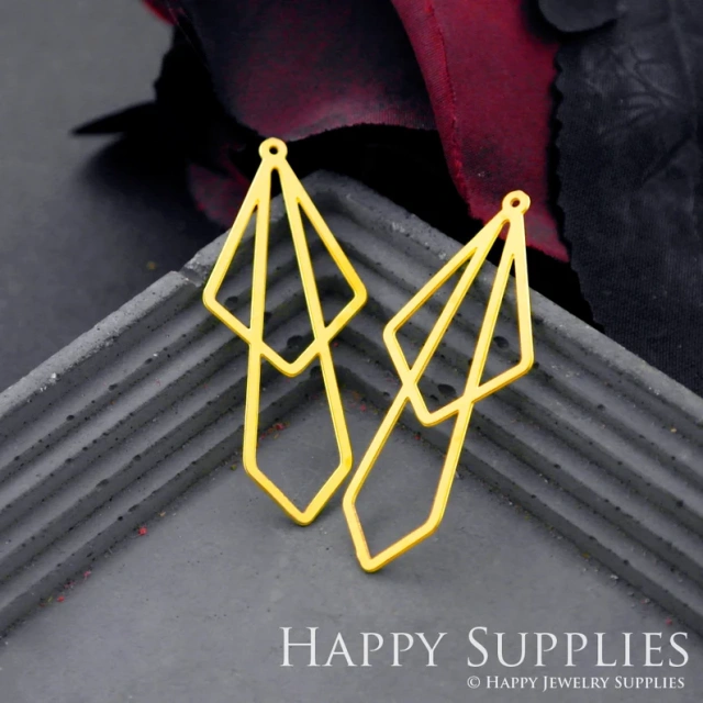 Stainless Steel Jewelry Charms, Raw Brass Charms, Compass Geometric Charms, Earrings Findings, Stainless Steel Silver Jewelry Pendants, Brass Jewelry Findings, Stainless Steel Pendants Jewelry Wholesale (D582)