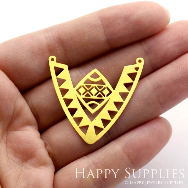 Stainless Steel Jewelry Charms, Raw Brass Charms, V Geometric Charms, Earrings Findings, Stainless Steel Silver Jewelry Pendants, Brass Jewelry Findings, Stainless Steel Pendants Jewelry Wholesale (D392)