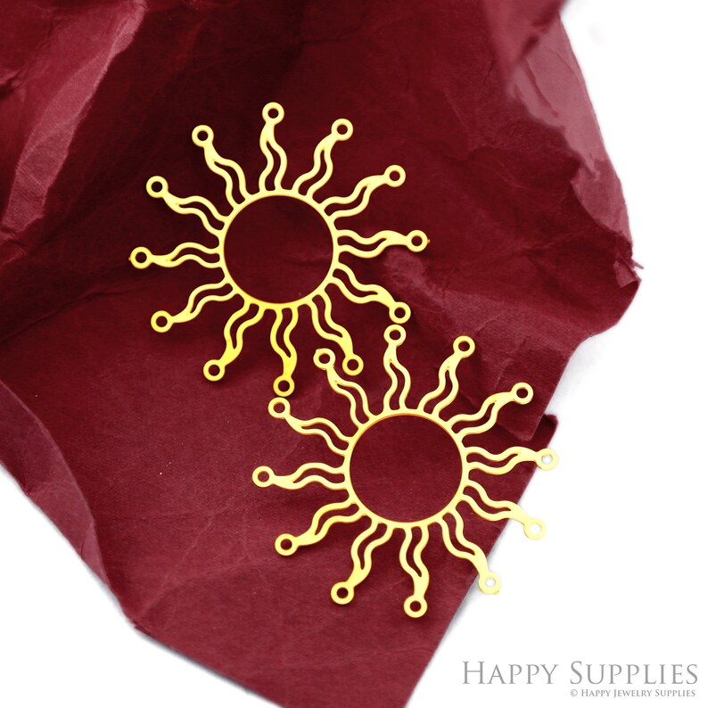 Stainless Steel Jewelry Charms, Raw Brass Charms, Geometric Sun Charms, Earrings Findings, Stainless Steel Silver Jewelry Pendants, Brass Jewelry Findings, Stainless Steel Pendants Jewelry Wholesale (D2356)