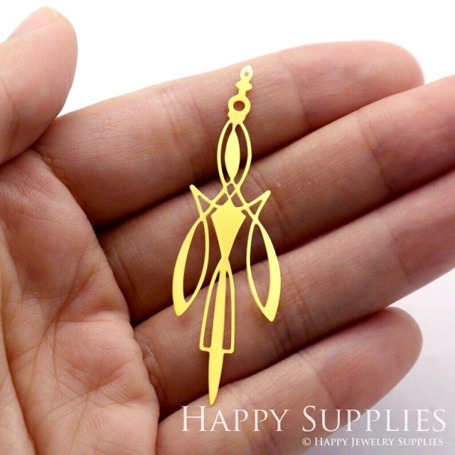 Stainless Steel Jewelry Charms, Raw Brass Charms, Geometric Charms, Earrings Findings, Stainless Steel Silver Jewelry Pendants, Brass Jewelry Findings, Stainless Steel Pendants Jewelry Wholesale (D394)
