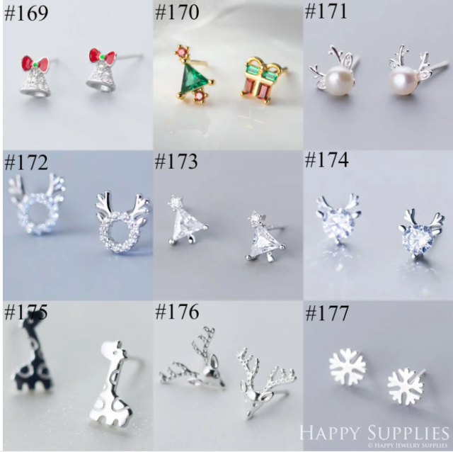 Stud Earrings,Sterling Silver Stud Earrings,Tiny Stud Earrings,Minimalist Earrings,Earrings Studs,Earring Findings,Silver Earrings(YER-G)