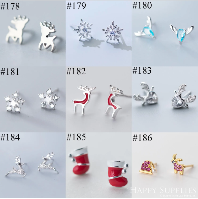 Stud Earrings,Sterling Silver Stud Earrings,Tiny Stud Earrings,Minimalist Earrings,Earrings Studs,Earring Findings,Silver Earrings(YER-G)