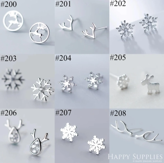 Stud Earrings,Sterling Silver Stud Earrings,Tiny Stud Earrings,Minimalist Earrings,Earrings Studs,Earring Findings,Silver Earrings(YER-H)