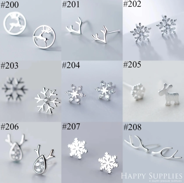 Stud Earrings,Sterling Silver Stud Earrings,Tiny Stud Earrings,Minimalist Earrings,Earrings Studs,Earring Findings,Silver Earrings(YER-H)