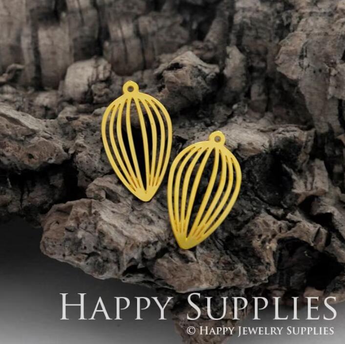 Stainless Steel Jewelry Charms, Raw Brass Charms, Leaf Charms, Earrings Findings, Stainless Steel Silver Jewelry Pendants, Brass Jewelry Findings, Stainless Steel Pendants Jewelry Wholesale (D474)