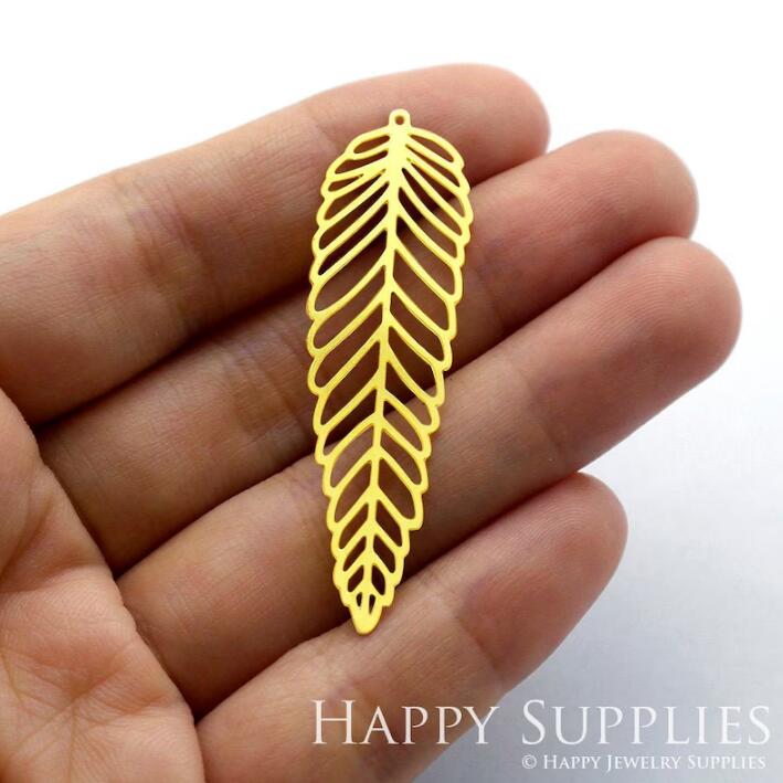 Stainless Steel Jewelry Charms, Raw Brass Charms, Leaves Charms, Earrings Findings, Stainless Steel Silver Jewelry Pendants, Brass Jewelry Findings, Stainless Steel Pendants Jewelry Wholesale (D281)