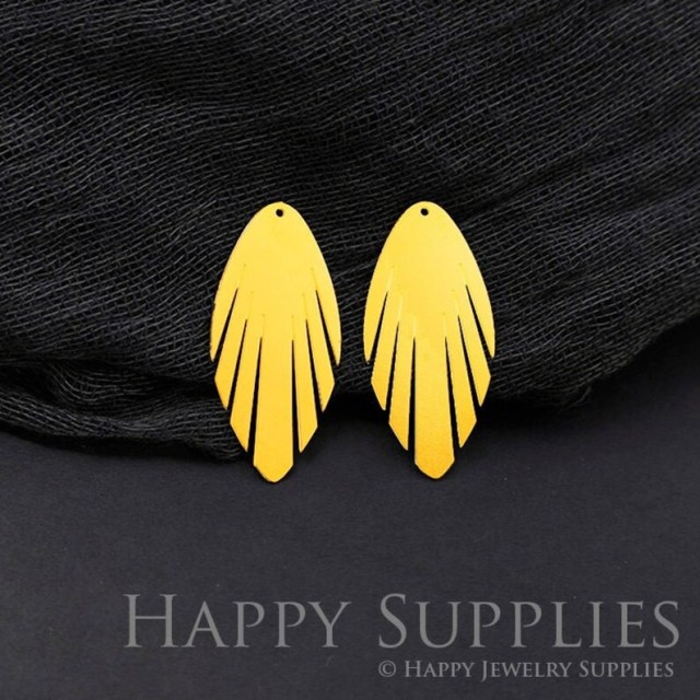 Stainless Steel Jewelry Charms, Raw Brass Charms, Leaf Geometric Charms, Earrings Findings, Stainless Steel Silver Jewelry Pendants, Brass Jewelry Findings, Stainless Steel Pendants Jewelry Wholesale (D606)