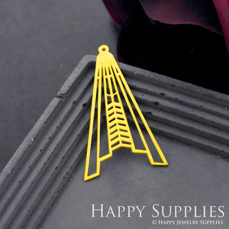 Stainless Steel Jewelry Charms, Raw Brass Charms, Triangle Geometric Charms, Earrings Findings, Stainless Steel Silver Jewelry Pendants, Brass Jewelry Findings, Stainless Steel Pendants Jewelry Wholesale (D608)