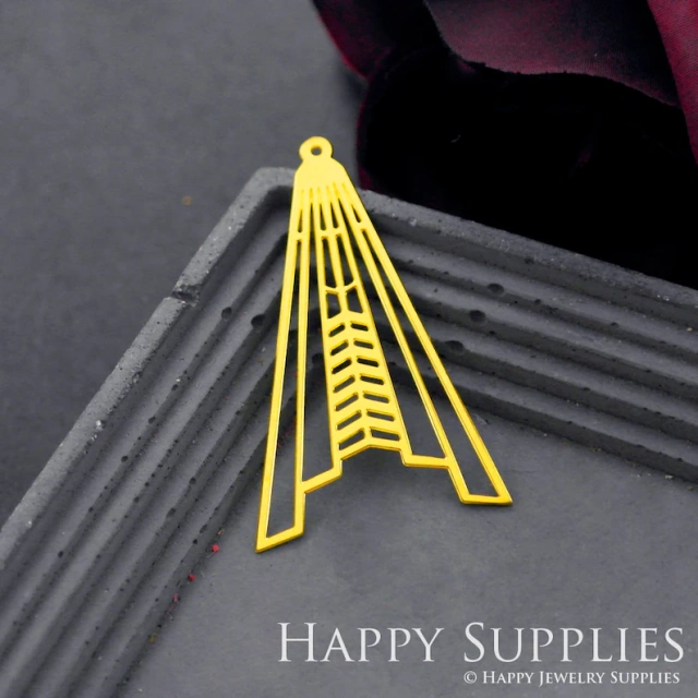 Stainless Steel Jewelry Charms, Raw Brass Charms, Triangle Geometric Charms, Earrings Findings, Stainless Steel Silver Jewelry Pendants, Brass Jewelry Findings, Stainless Steel Pendants Jewelry Wholesale (D608)