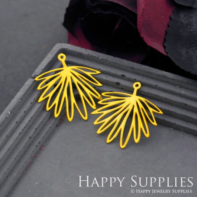 Stainless Steel Jewelry Charms, Raw Brass Charms, Leaf Geometric Charms, Earrings Findings, Stainless Steel Silver Jewelry Pendants, Brass Jewelry Findings, Stainless Steel Pendants Jewelry Wholesale (D602)