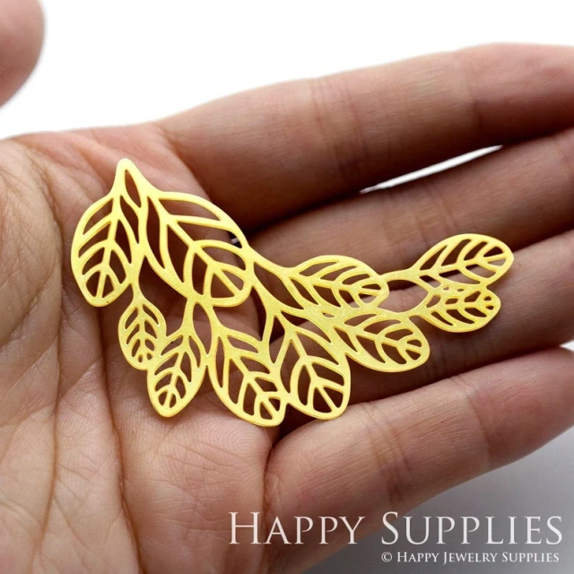 Stainless Steel Jewelry Charms, Raw Brass Charms, Leaves Leaf Charms, Earrings Findings, Stainless Steel Silver Jewelry Pendants, Brass Jewelry Findings, Stainless Steel Pendants Jewelry Wholesale (D194)