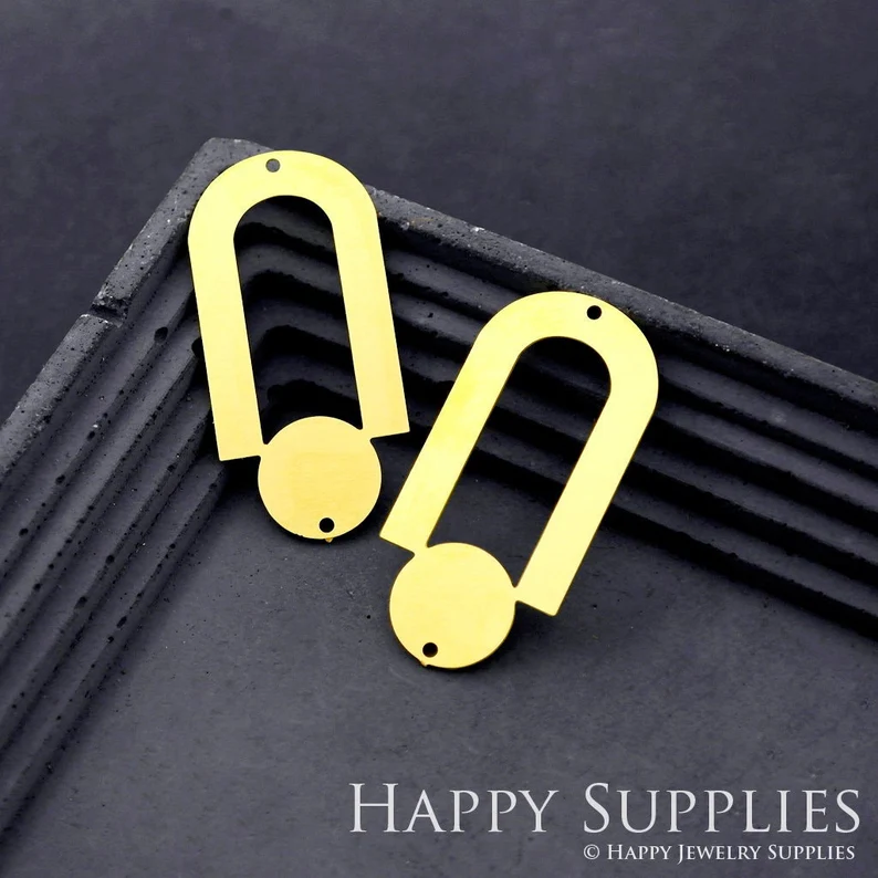 Stainless Steel Jewelry Charms, Raw Brass Charms, Circles Charms, Earrings Findings, Stainless Steel Silver Jewelry Pendants, Brass Jewelry Findings, Stainless Steel Pendants Jewelry Wholesale (D1754)