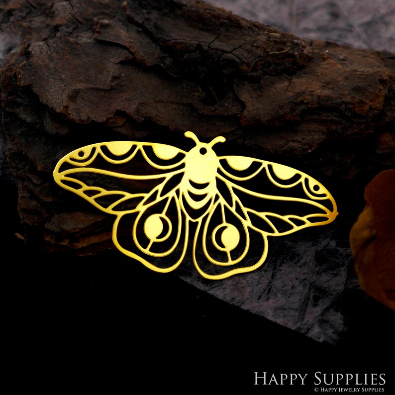 Stainless Steel Jewelry Charms, Raw Brass Charms, Butterfly Charms, Earrings Findings, Stainless Steel Silver Jewelry Pendants, Brass Jewelry Findings, Stainless Steel Pendants Jewelry Wholesale (D2055)