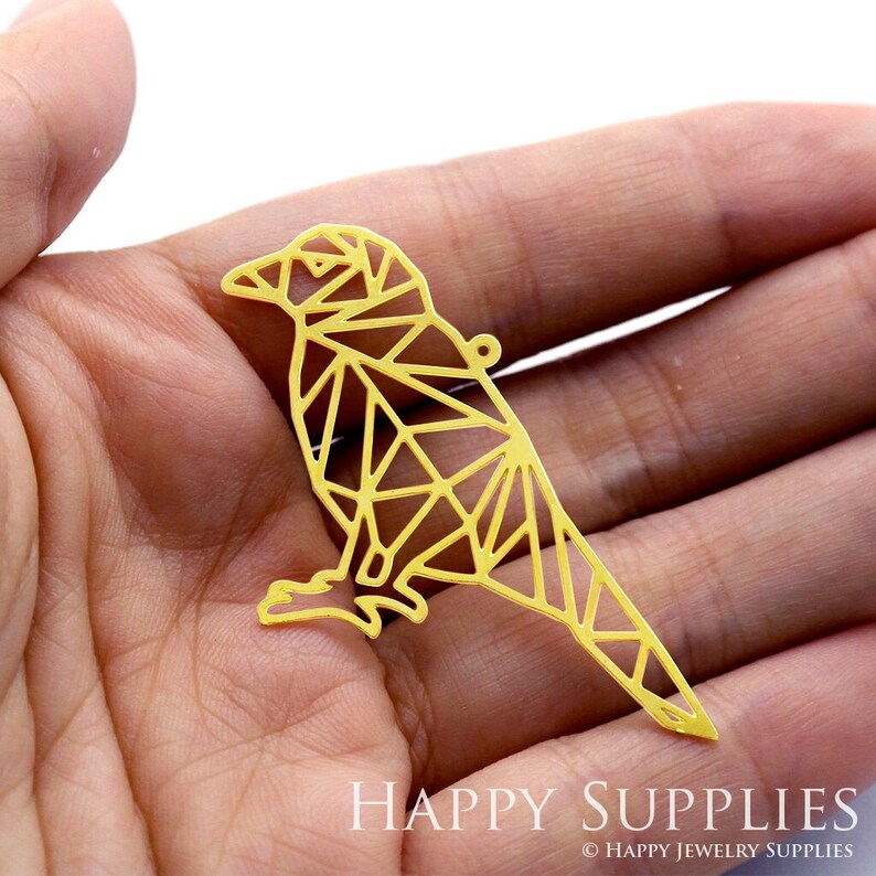 Stainless Steel Jewelry Charms, Raw Brass Charms, Hollow Bird Charms, Earrings Findings, Stainless Steel Silver Jewelry Pendants, Brass Jewelry Findings, Stainless Steel Pendants Jewelry Wholesale (D411)