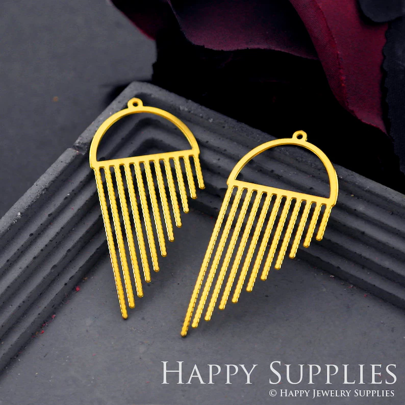 Stainless Steel Jewelry Charms, Raw Brass Charms,  Irregular Geometric Charms, Earrings Findings, Stainless Steel Silver Jewelry Pendants, Brass Jewelry Findings, Stainless Steel Pendants Jewelry Wholesale (D587)