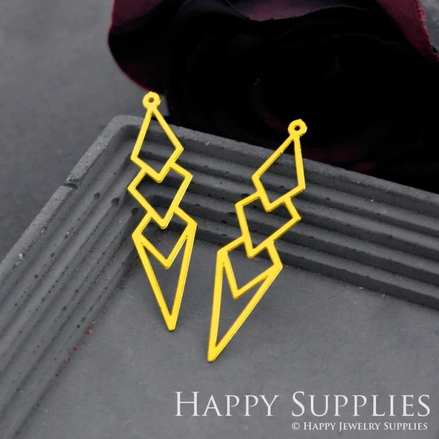 Stainless Steel Jewelry Charms, Raw Brass Charms, Arrow Geometric Charms, Earrings Findings, Stainless Steel Silver Jewelry Pendants, Brass Jewelry Findings, Stainless Steel Pendants Jewelry Wholesale (D598)
