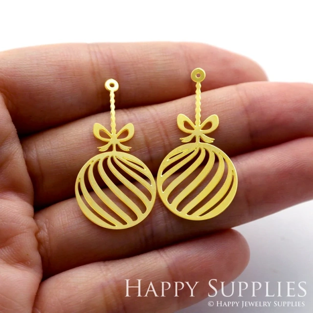 Stainless Steel Jewelry Charms, Raw Brass Charms, Christmas Charms, Earrings Findings, Stainless Steel Silver Jewelry Pendants, Brass Jewelry Findings, Stainless Steel Pendants Jewelry Wholesale (D1219)