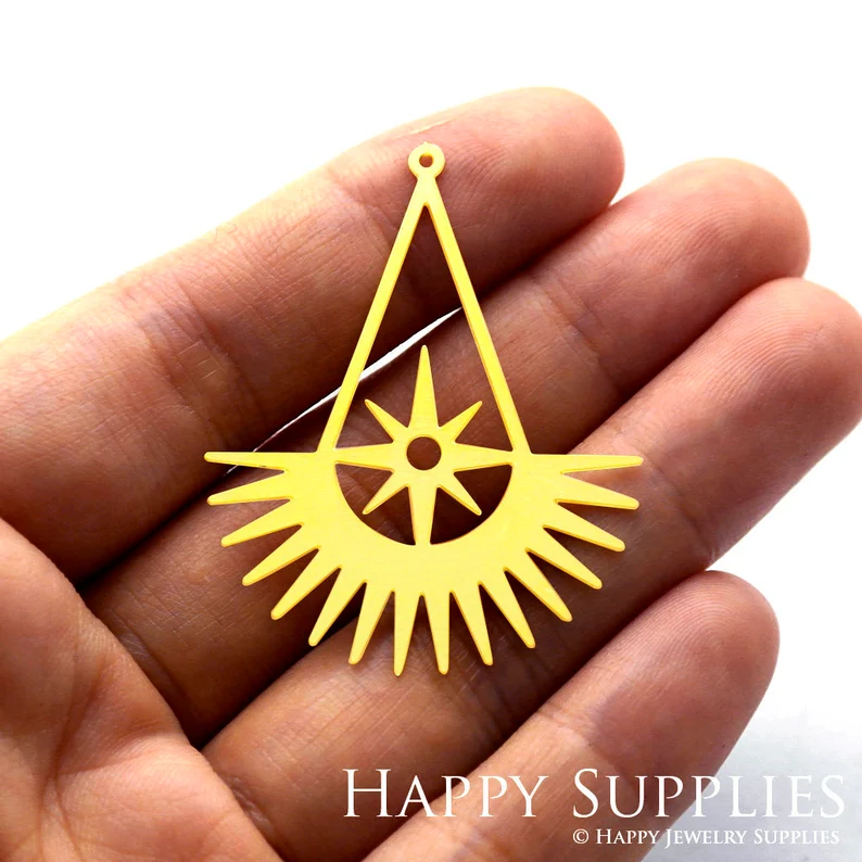 Stainless Steel Jewelry Charms, Raw Brass Charms, Geometric Charms, Earrings Findings, Stainless Steel Silver Jewelry Pendants, Brass Jewelry Findings, Stainless Steel Pendants Jewelry Wholesale (D1059)
