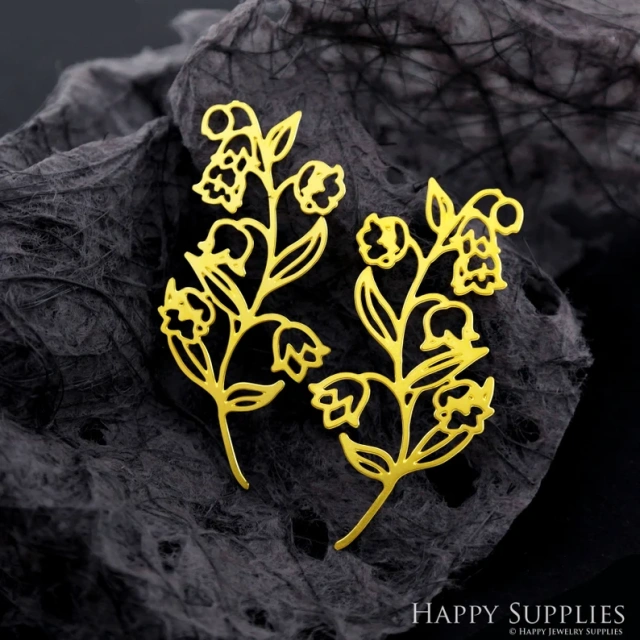 Stainless Steel Jewelry Charms, Raw Brass Charms, Orchid Charms, Earrings Findings, Stainless Steel Silver Jewelry Pendants, Brass Jewelry Findings, Stainless Steel Pendants Jewelry Wholesale (D2075)