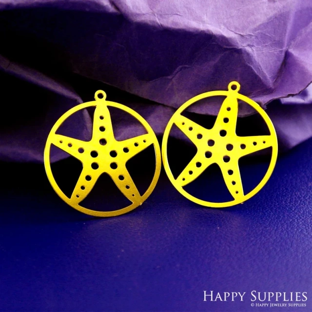 Stainless Steel Jewelry Charms, Raw Brass Charms, Star Charms, Earrings Findings, Stainless Steel Silver Jewelry Pendants, Brass Jewelry Findings, Stainless Steel Pendants Jewelry Wholesale (D2868)