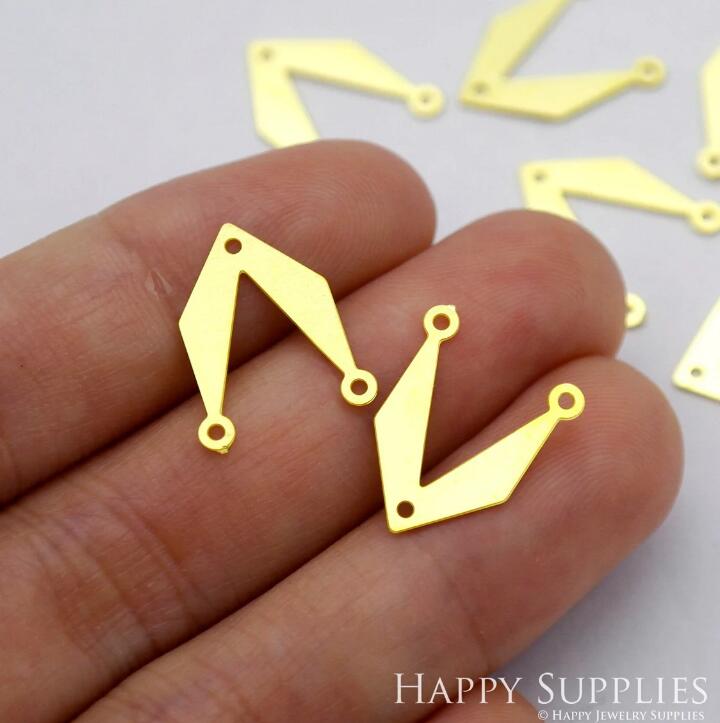 Stainless Steel Jewelry Charms, Star Geometry Stainless Steel Earring Charms, Stainless Steel Silver Jewelry Pendants, Stainless Steel Silver Jewelry Findings, Stainless Steel Pendants Jewelry Wholesale (D1890)