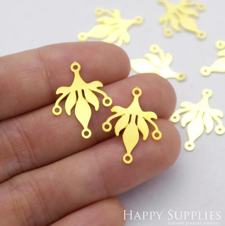 Stainless Steel Jewelry Charms, Flower Geometric Stainless Steel Earring Charms, Stainless Steel Silver Jewelry Pendants, Stainless Steel Silver Jewelry Findings, Stainless Steel Pendants Jewelry Wholesale (D1971)