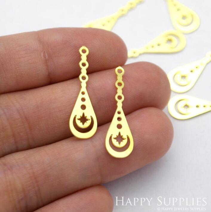 Stainless Steel Jewelry Charms, Drop Geometric Stainless Steel Earring Charms, Stainless Steel Silver Jewelry Pendants, Stainless Steel Silver Jewelry Findings, Stainless Steel Pendants Jewelry Wholesale (D1958)