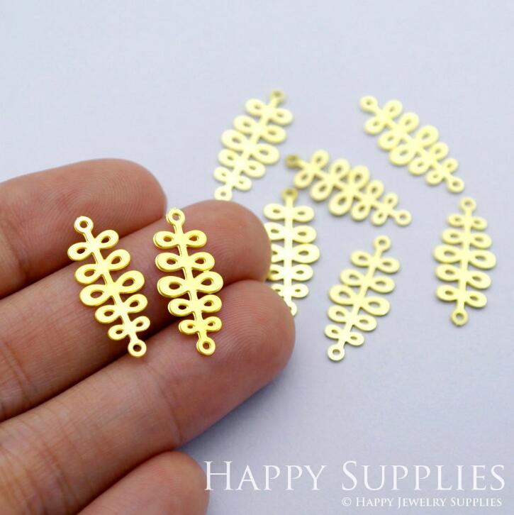 Stainless Steel Jewelry Charms, Leaf Geometric Stainless Steel Earring Charms, Stainless Steel Silver Jewelry Pendants, Stainless Steel Silver Jewelry Findings, Stainless Steel Pendants Jewelry Wholesale (D1696)