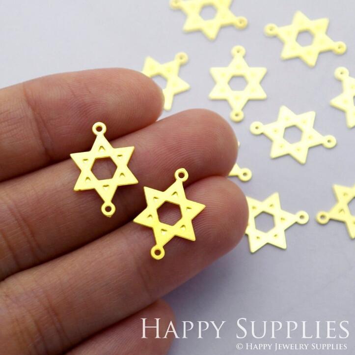 Stainless Steel Jewelry Charms, Star Geometric Stainless Steel Earring Charms, Stainless Steel Silver Jewelry Pendants, Stainless Steel Silver Jewelry Findings, Stainless Steel Pendants Jewelry Wholesale (D1706)