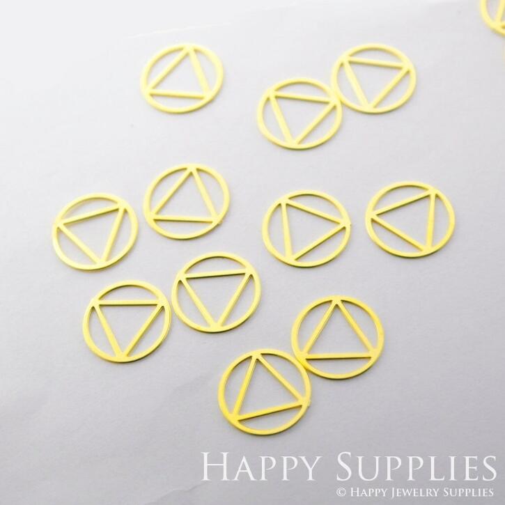 Stainless Steel Jewelry Charms, Triangle Geometric Stainless Steel Earring Charms, Stainless Steel Silver Jewelry Pendants, Stainless Steel Silver Jewelry Findings, Stainless Steel Pendants Jewelry Wholesale (D1830)