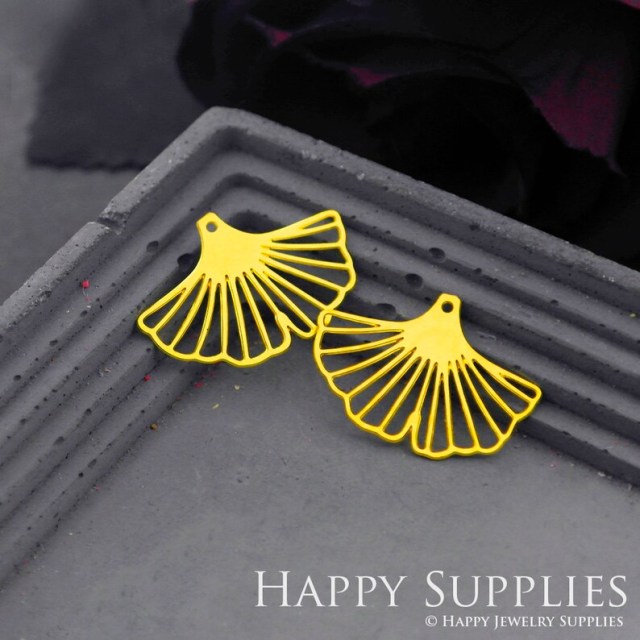 Stainless Steel Jewelry Charms, Apricot Leaf Stainless Steel Earring Charms, Stainless Steel Silver Jewelry Pendants, Stainless Steel Silver Jewelry Findings, Stainless Steel Pendants Jewelry Wholesale (D700)