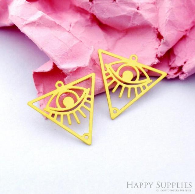 Stainless Steel Jewelry Charms, Triangle Stainless Steel Earring Charms, Stainless Steel Silver Jewelry Pendants, Stainless Steel Silver Jewelry Findings, Stainless Steel Pendants Jewelry Wholesale (D2171)