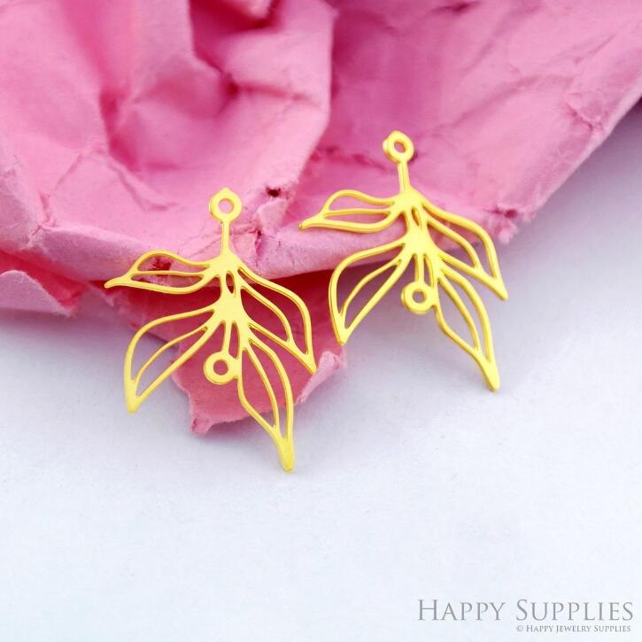 Stainless Steel Jewelry Charms, Flower Stainless Steel Earring Charms, Stainless Steel Silver Jewelry Pendants, Stainless Steel Silver Jewelry Findings, Stainless Steel Pendants Jewelry Wholesale (D2146)