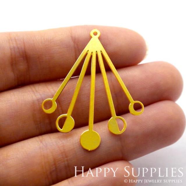 Stainless Steel Jewelry Charms, Geometry Semicircle Stainless Steel Earring Charms, Stainless Steel Silver Jewelry Pendants, Stainless Steel Silver Jewelry Findings, Stainless Steel Pendants Jewelry Wholesale (D1069)