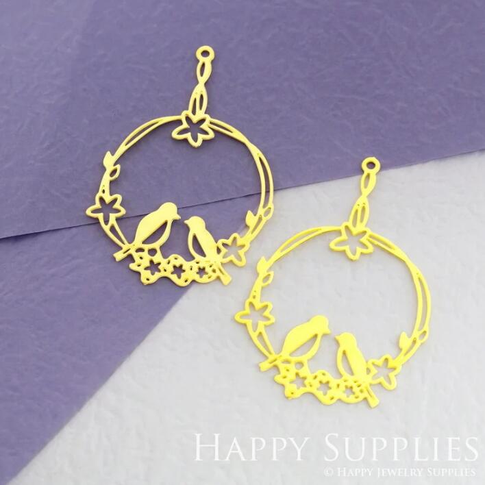 Stainless Steel Jewelry Charms, Bird Stainless Steel Earring Charms, Stainless Steel Silver Jewelry Pendants, Stainless Steel Silver Jewelry Findings, Stainless Steel Pendants Jewelry Wholesale (D1880)
