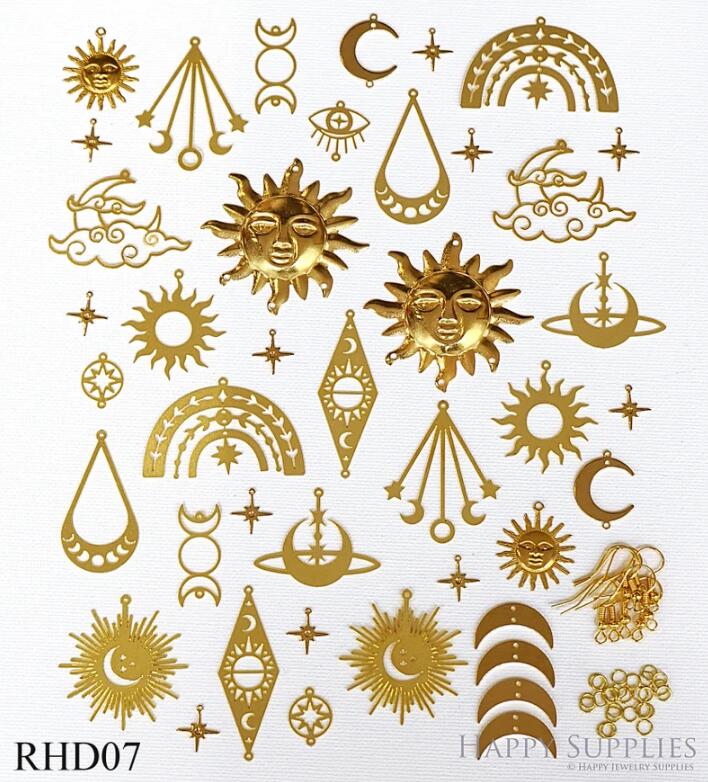 42pcs(1set) Bulk Charms Raw Brass Earring Charm, Brass Jewelry Charms, Eyes Raw Brass Earring Charms, Brass Jewelry Pendants, Raw Brass Jewelry Findings, Brass Pendants Jewelry Wholesale (RHD007)