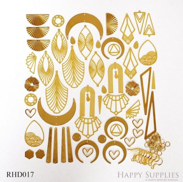 58pcs(1set) Bulk Charms Raw Brass Earring Charm, Brass Jewelry Charms, Eyes Raw Brass Earring Charms, Brass Jewelry Pendants, Raw Brass Jewelry Findings, Brass Pendants Jewelry Wholesale (RHD017)