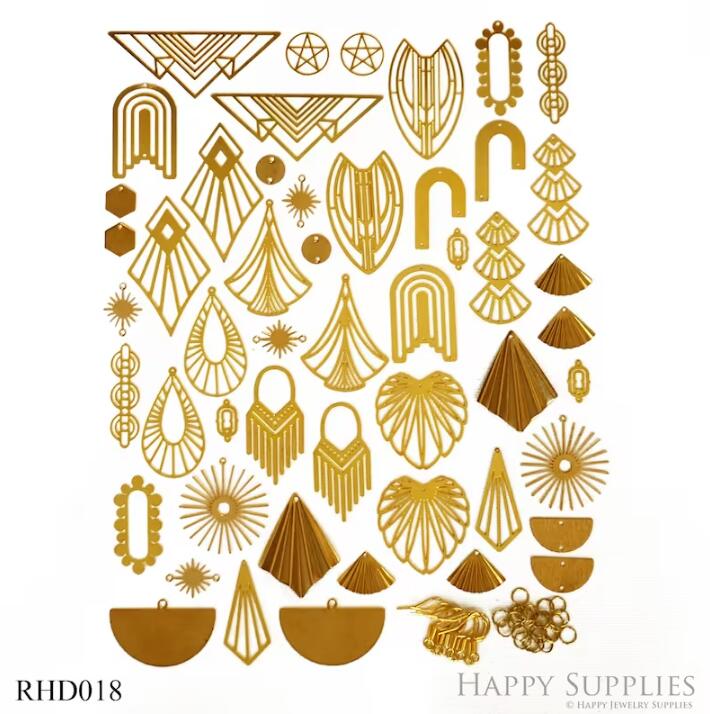 52pcs(1set) Bulk Charms Raw Brass Earring Charm, Brass Jewelry Charms, Eyes Raw Brass Earring Charms, Brass Jewelry Pendants, Raw Brass Jewelry Findings, Brass Pendants Jewelry Wholesale (RHD018)