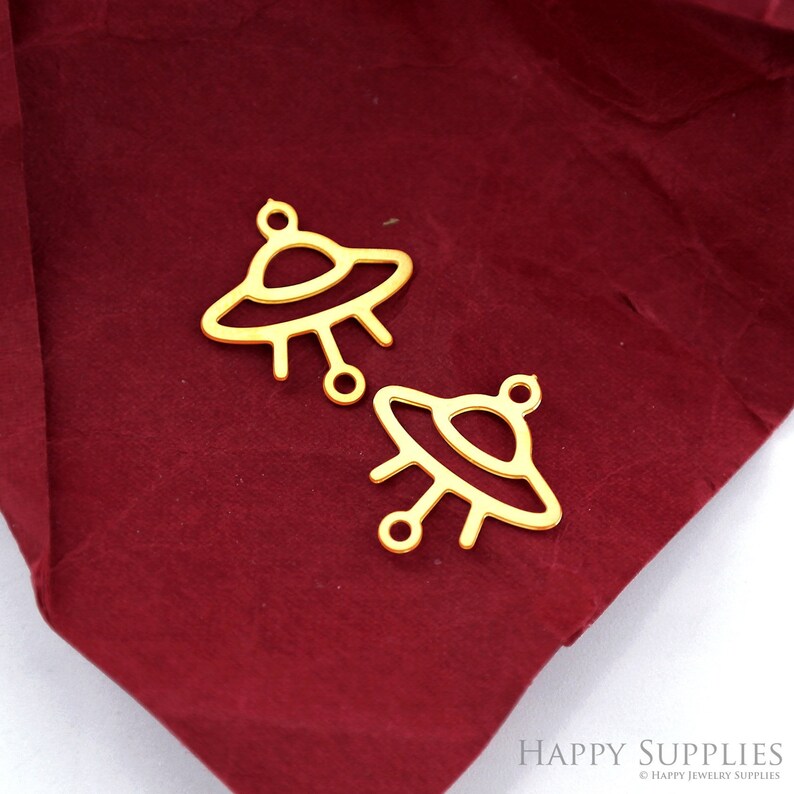 Stainless Steel Jewelry Charms, Spacecraft Stainless Steel Earring Charms, Stainless Steel Silver Jewelry Pendants, Stainless Steel Silver Jewelry Findings, Stainless Steel Pendants Jewelry Wholesale (D2271)