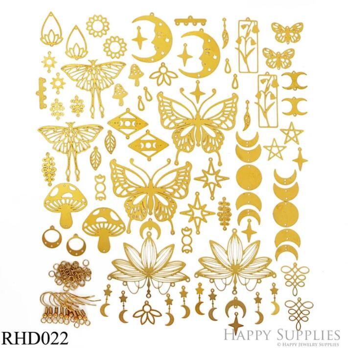 78pcs(1set) Bulk Charms Raw Brass Earring Charm, Brass Jewelry Charms, Eyes Raw Brass Earring Charms, Brass Jewelry Pendants, Raw Brass Jewelry Findings, Brass Pendants Jewelry Wholesale (RHD022)