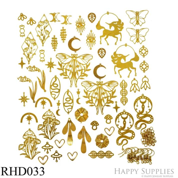56pcs(1set) Bulk Charms Raw Brass Earring Charm, Brass Jewelry Charms, Eyes Raw Brass Earring Charms, Brass Jewelry Pendants, Raw Brass Jewelry Findings, Brass Pendants Jewelry Wholesale (RHD033)