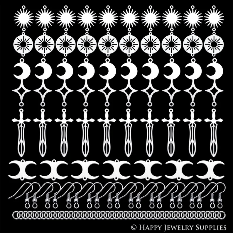 50pcs(1set) Bulk Charms, Raw Brass Earring Charm, Stainless Steel Earring Charms, Brass Jewelry Charms, Earring Charms, Earrings Findings, Brass Jewelry Pendants, Stainless Steel Jewelry Findings, Brass Pendants Jewelry Wholesale (SHD019-E)